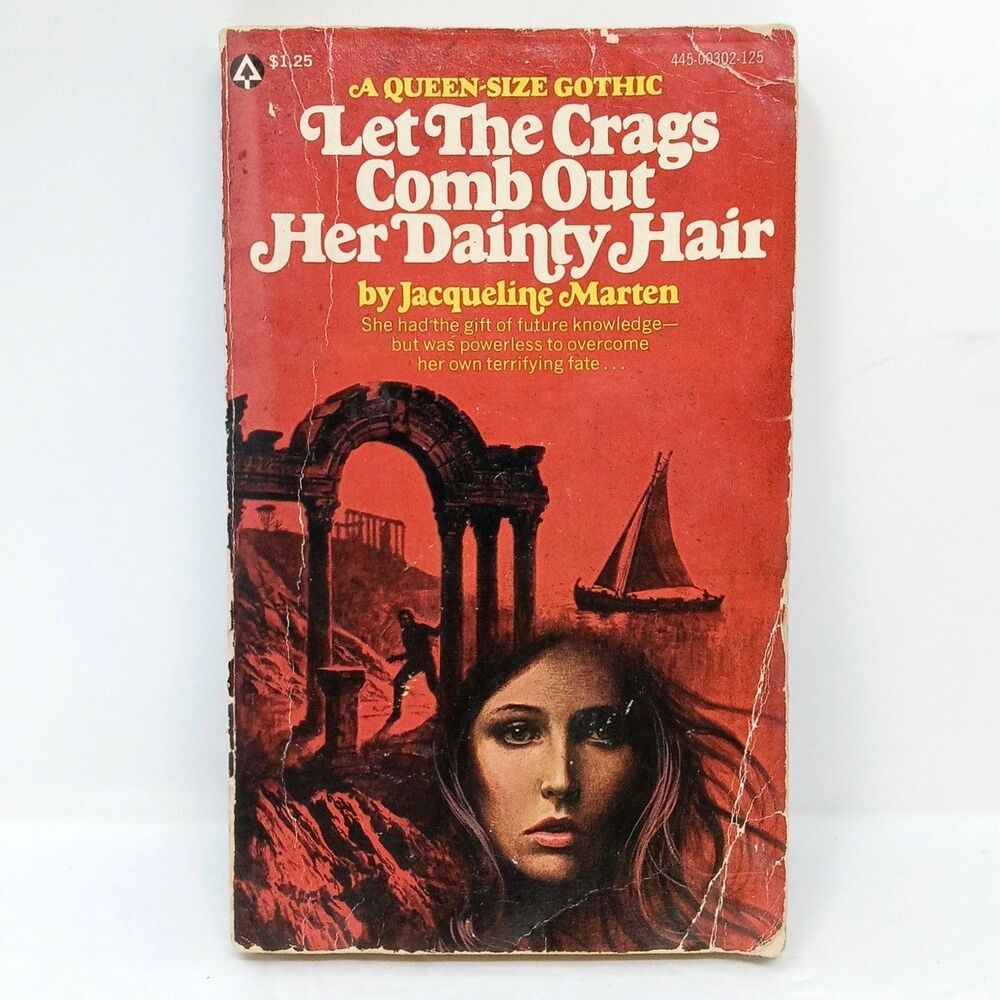 Let the Crags Comb Out Her Dainty Hair Vintage Gothic Suspense Romance Paperback